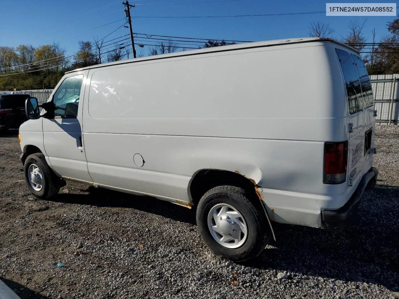 2007 Ford Econoline E250 Van VIN: 1FTNE24W57DA08552 Lot: 78327044