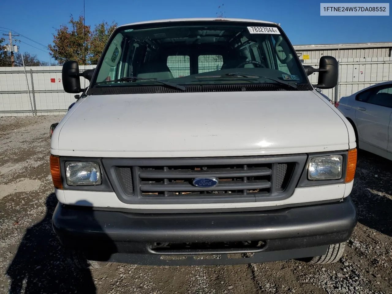 2007 Ford Econoline E250 Van VIN: 1FTNE24W57DA08552 Lot: 78327044