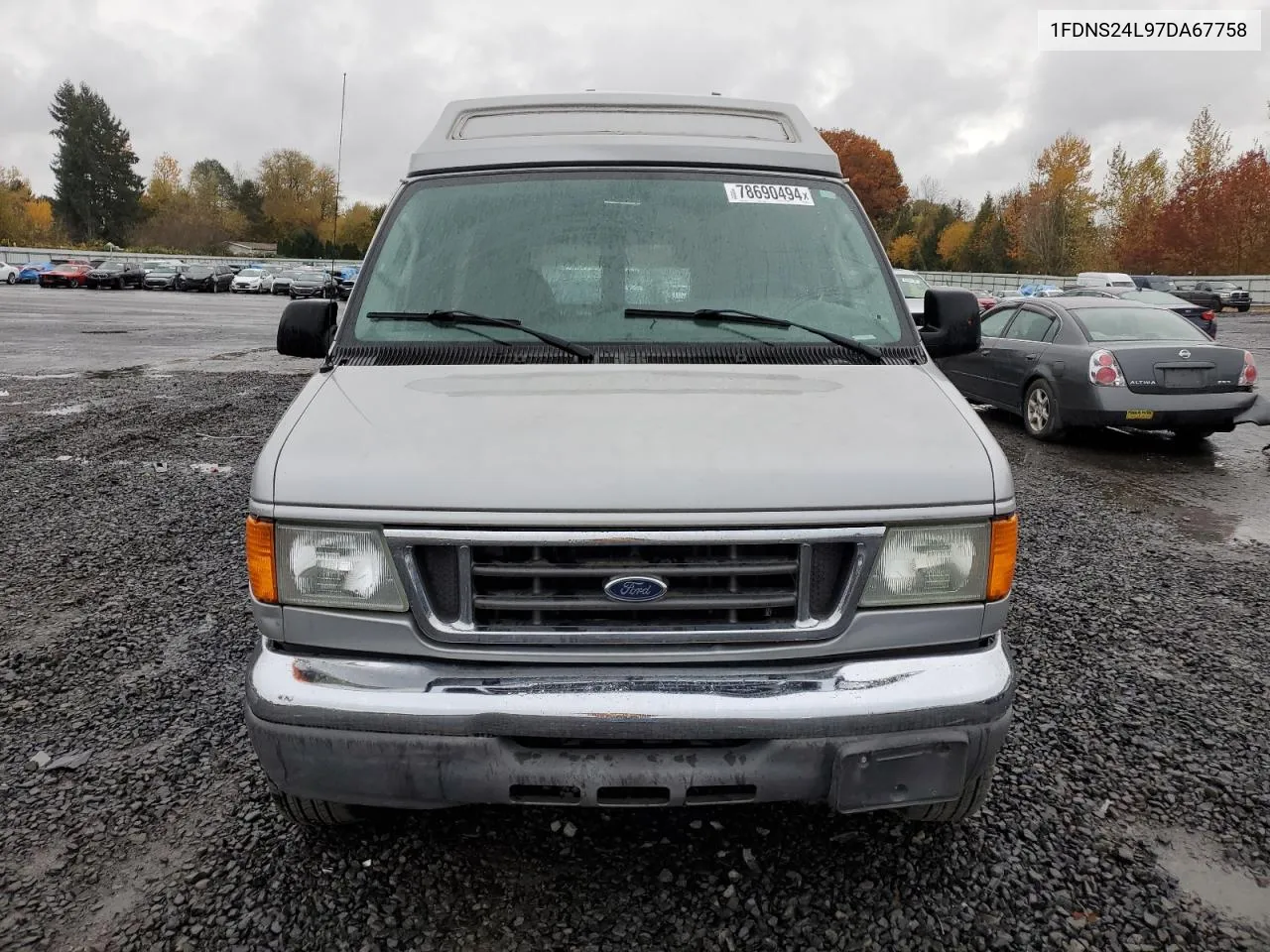 2007 Ford Econoline E250 Van VIN: 1FDNS24L97DA67758 Lot: 78690494