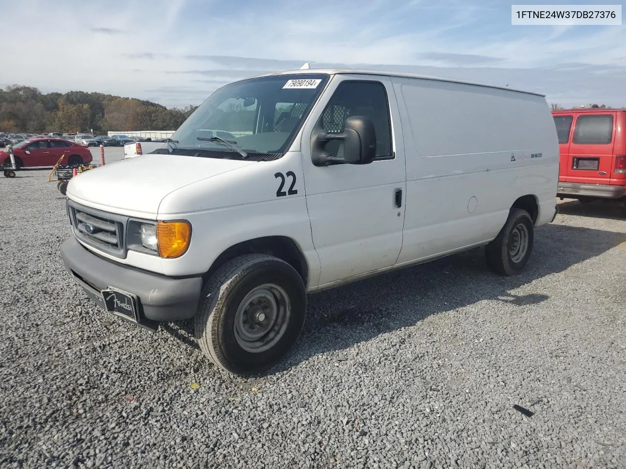 2007 Ford Econoline E250 Van VIN: 1FTNE24W37DB27376 Lot: 79090194