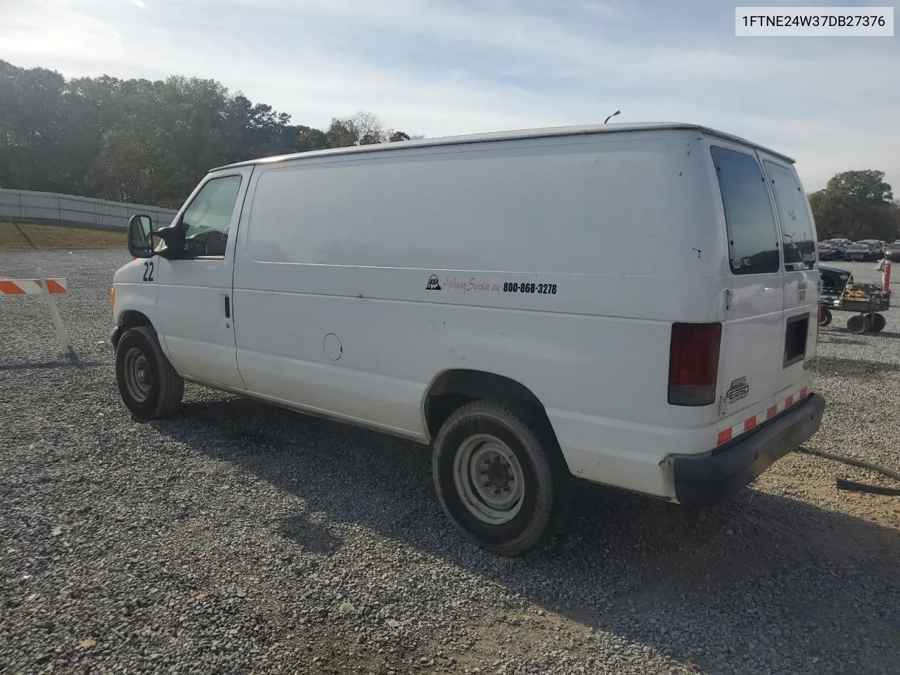 2007 Ford Econoline E250 Van VIN: 1FTNE24W37DB27376 Lot: 79090194