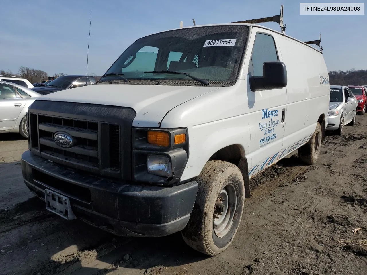 2008 Ford Econoline E250 Van VIN: 1FTNE24L98DA24003 Lot: 40831554