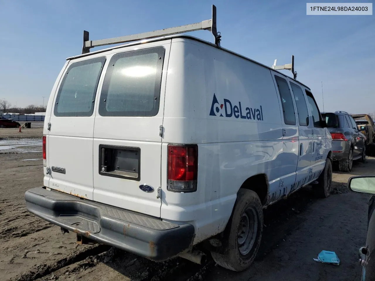 2008 Ford Econoline E250 Van VIN: 1FTNE24L98DA24003 Lot: 40831554