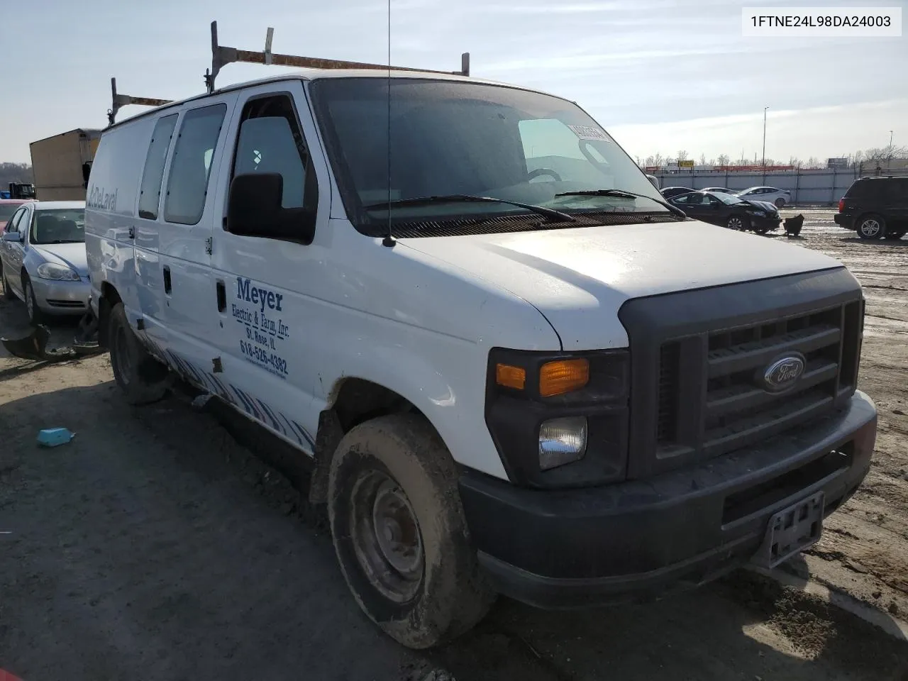 2008 Ford Econoline E250 Van VIN: 1FTNE24L98DA24003 Lot: 40831554