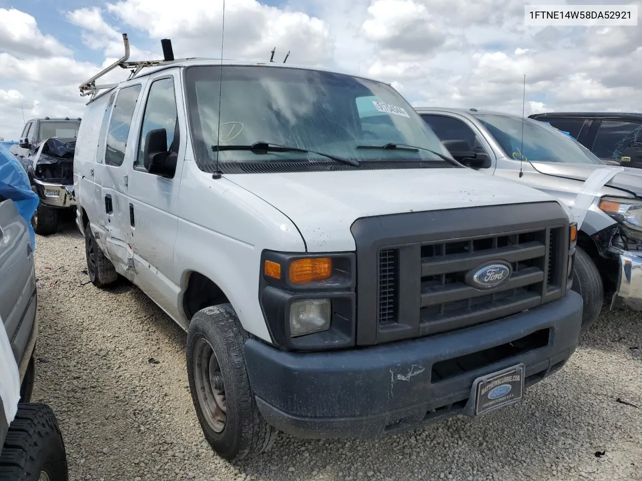 2008 Ford Econoline E150 Van VIN: 1FTNE14W58DA52921 Lot: 51754544