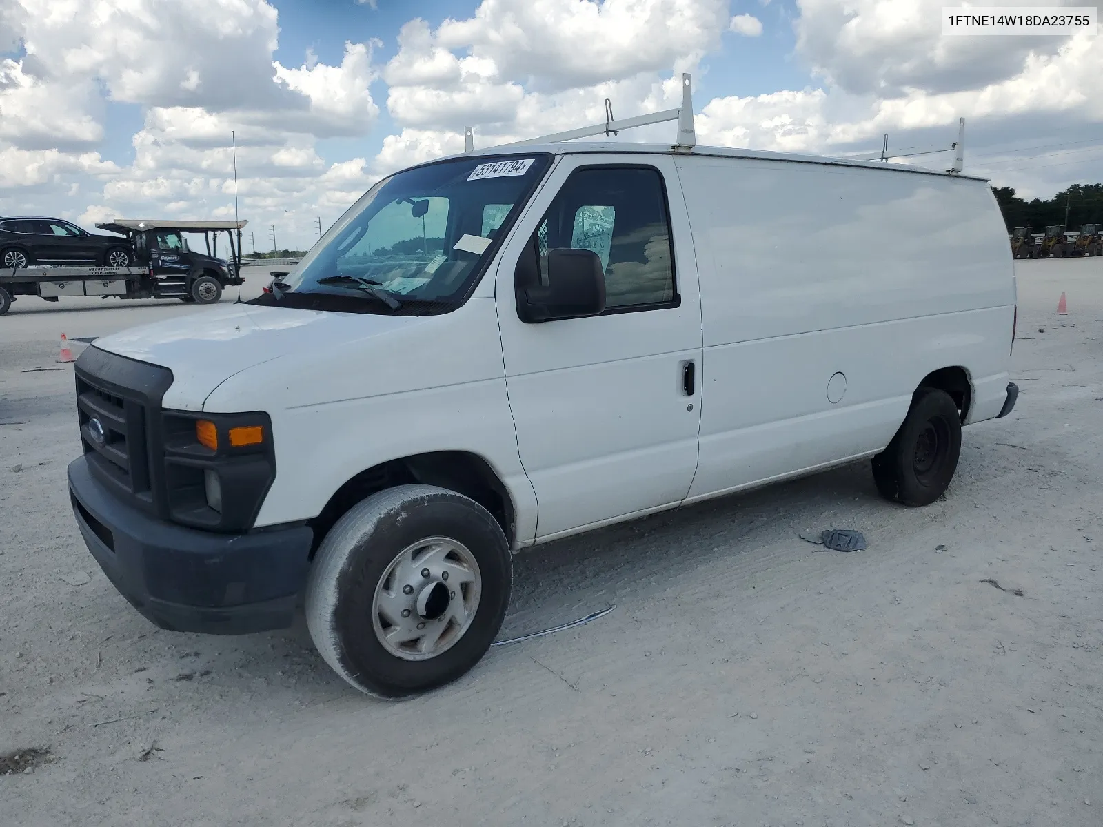 2008 Ford Econoline E150 Van VIN: 1FTNE14W18DA23755 Lot: 53141794