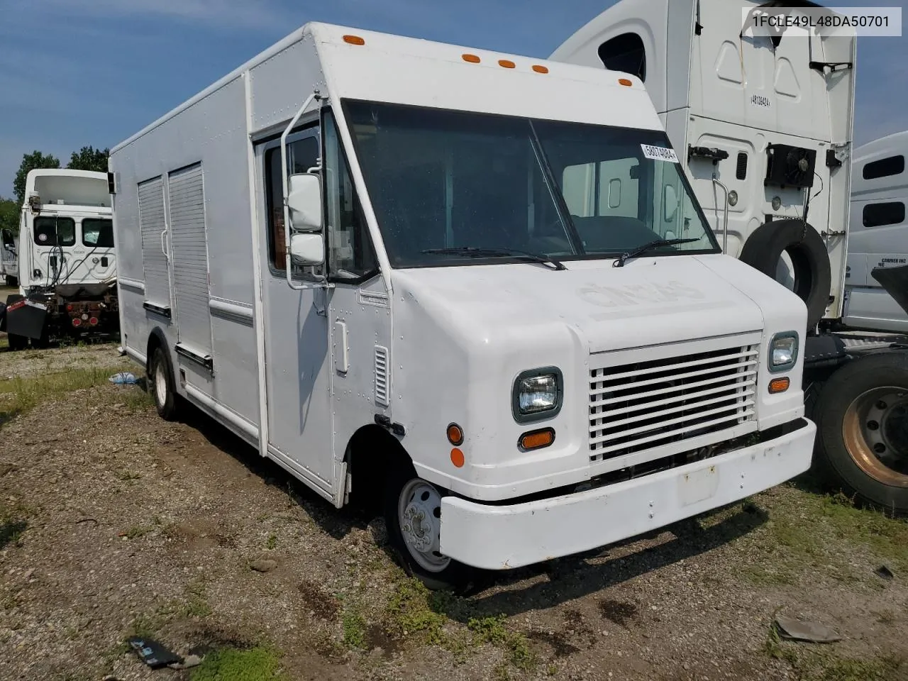 2008 Ford Econoline E450 Super Duty Commercial Stripped Chassis VIN: 1FCLE49L48DA50701 Lot: 58074084