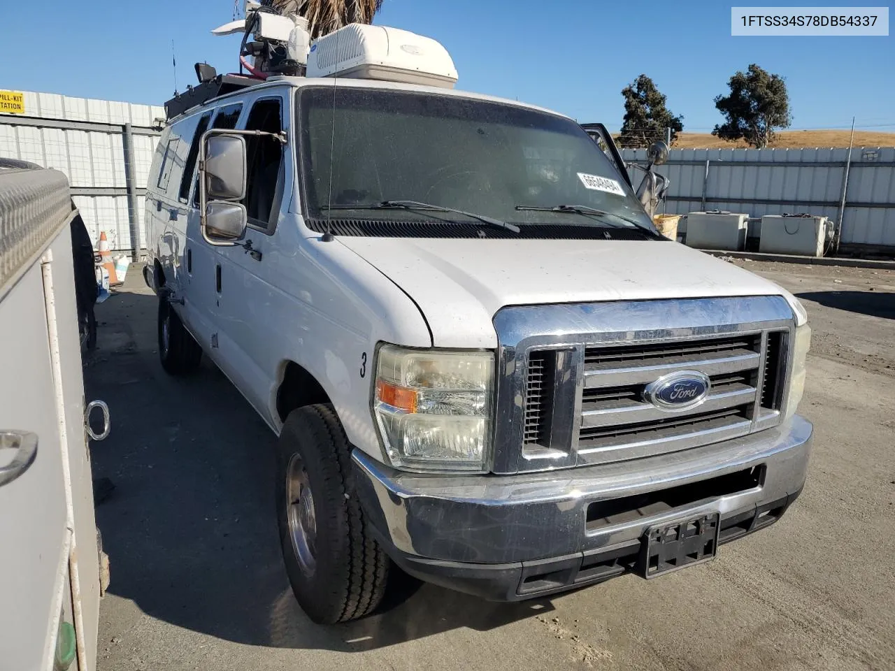 2008 Ford Econoline E350 Super Duty Van VIN: 1FTSS34S78DB54337 Lot: 66548494