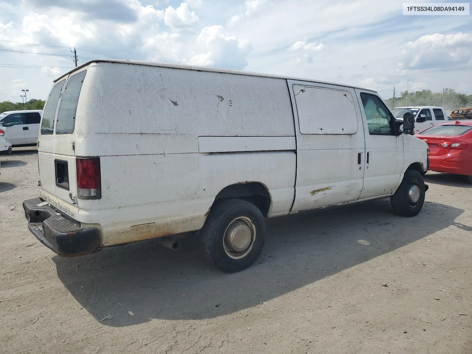 2008 Ford Econoline E350 Super Duty Van VIN: 1FTSS34L08DA94149 Lot: 66938684