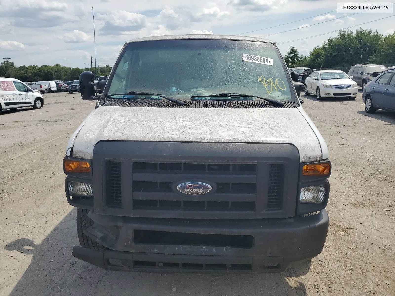 2008 Ford Econoline E350 Super Duty Van VIN: 1FTSS34L08DA94149 Lot: 66938684