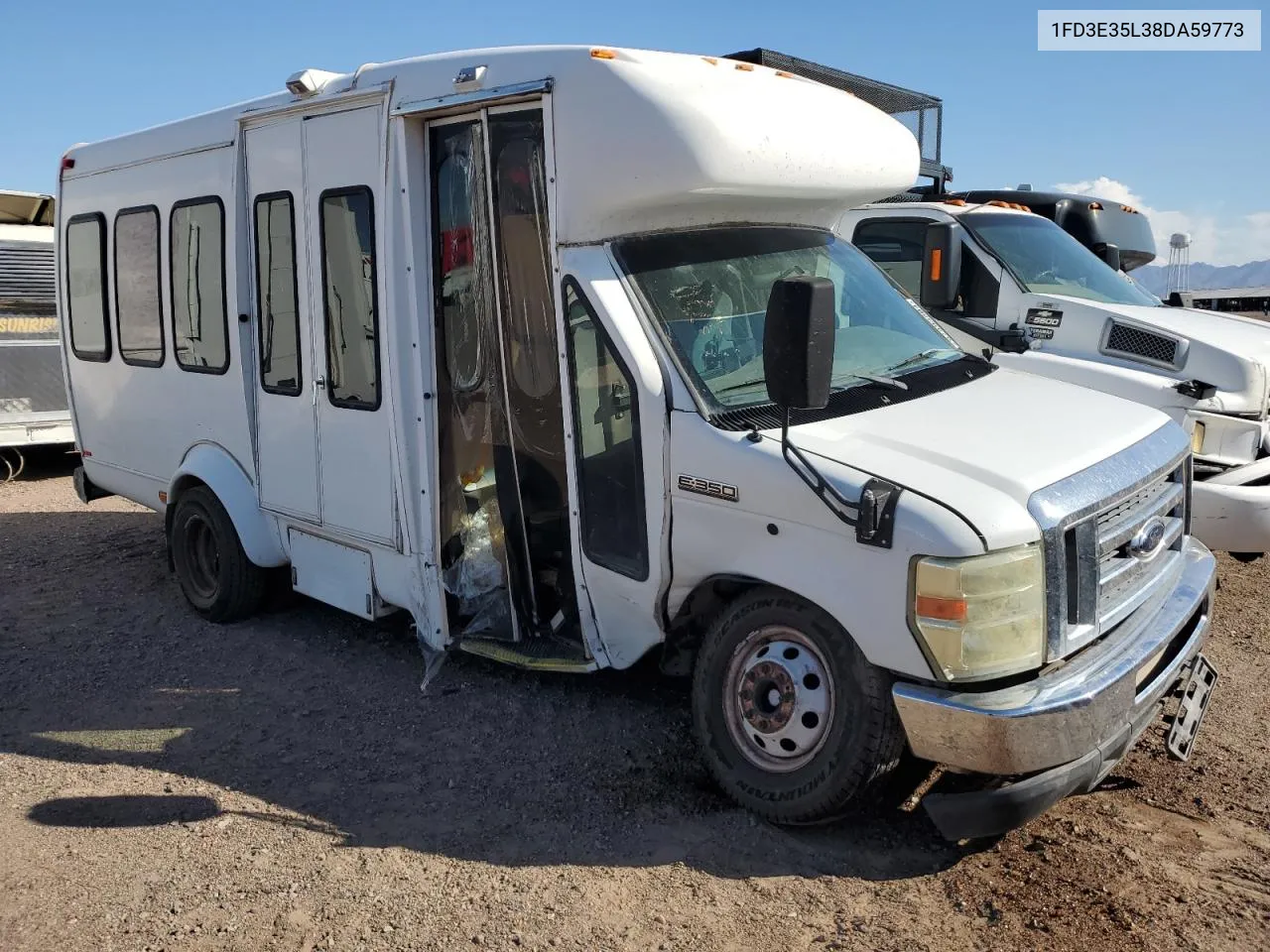 2008 Ford Econoline E350 Super Duty Cutaway Van VIN: 1FD3E35L38DA59773 Lot: 67493504