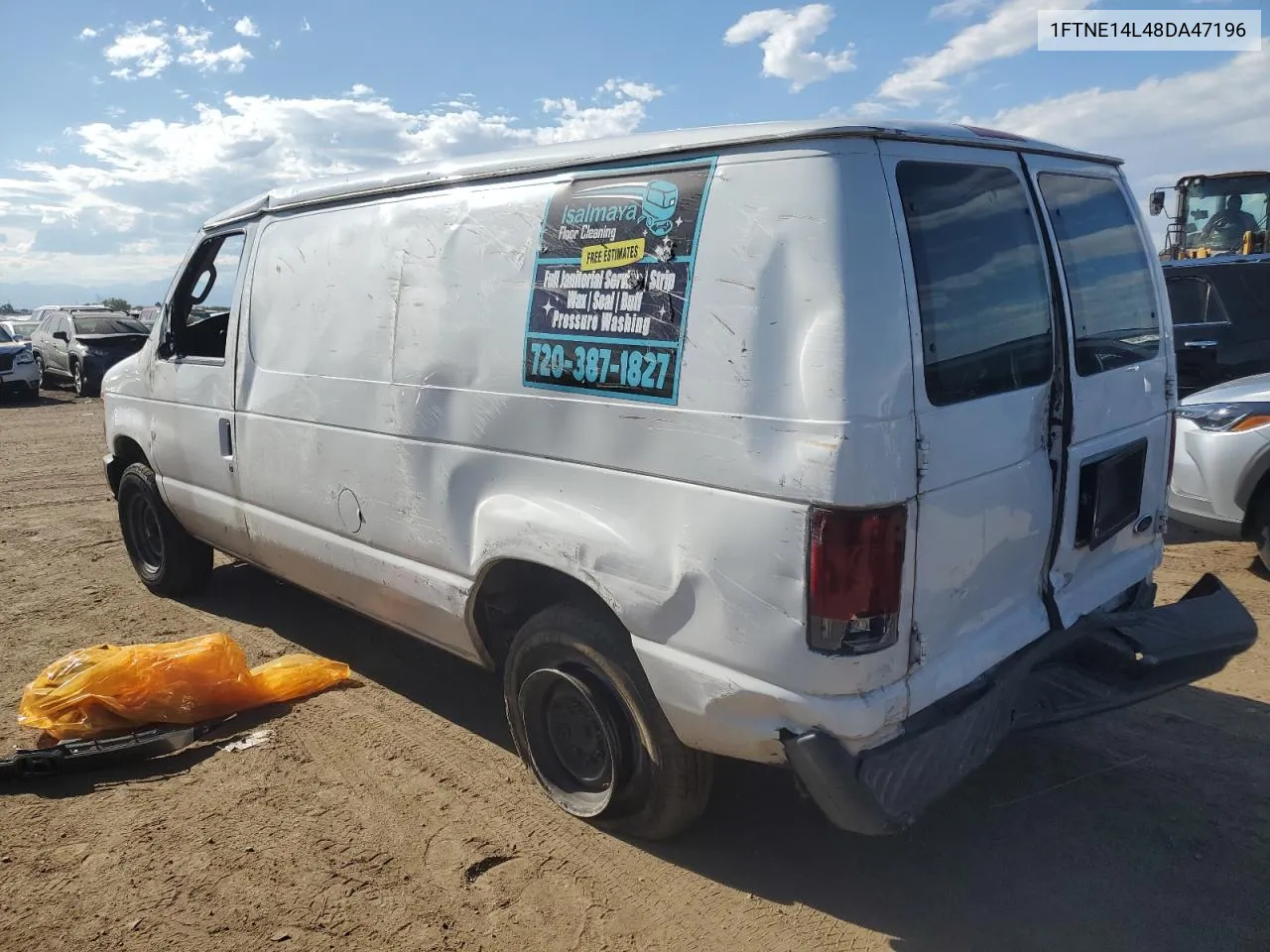 2008 Ford Econoline E150 Van VIN: 1FTNE14L48DA47196 Lot: 67755574