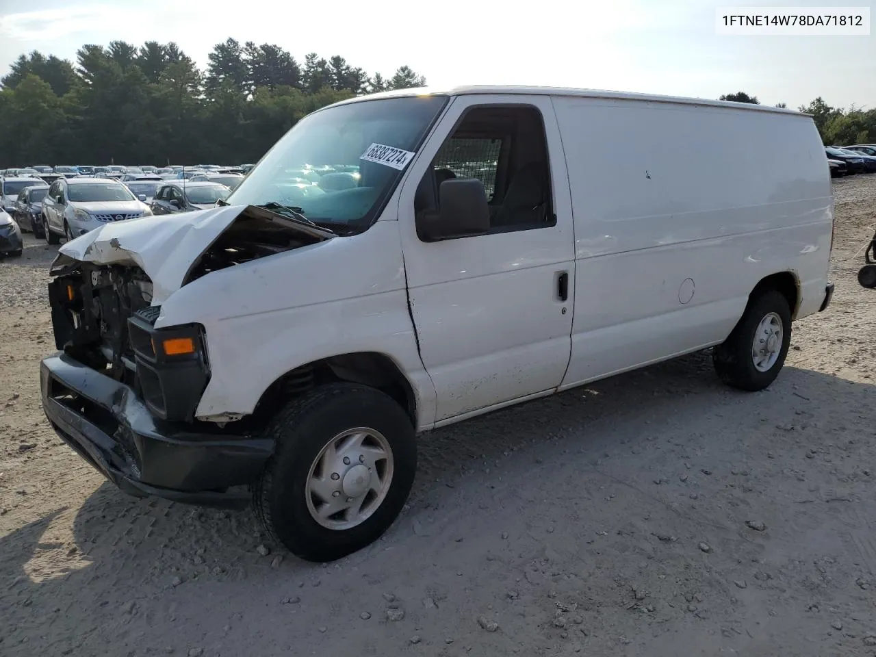 2008 Ford Econoline E150 Van VIN: 1FTNE14W78DA71812 Lot: 68387274