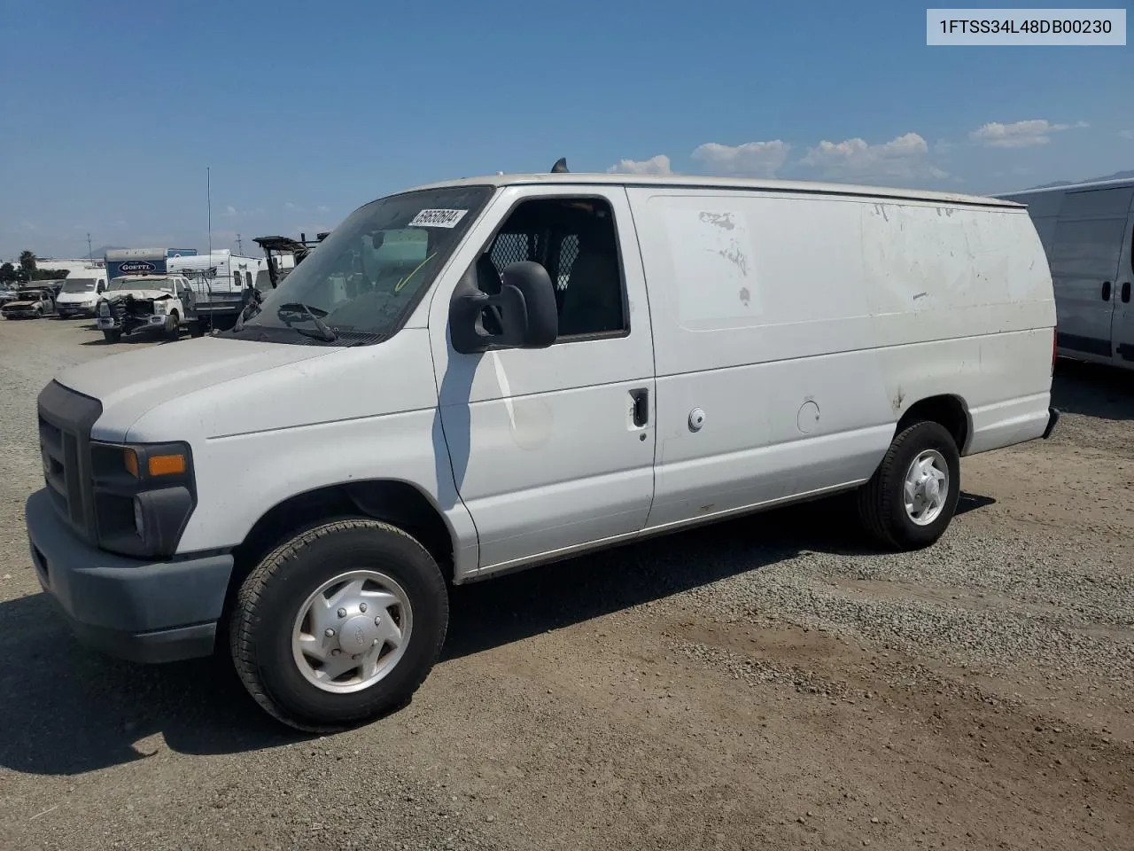 2008 Ford Econoline E350 Super Duty Van VIN: 1FTSS34L48DB00230 Lot: 69650604