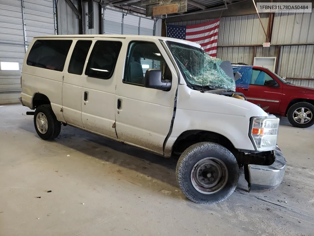 2008 Ford Econoline E350 Super Duty Wagon VIN: 1FBNE31L78DA50484 Lot: 69711734