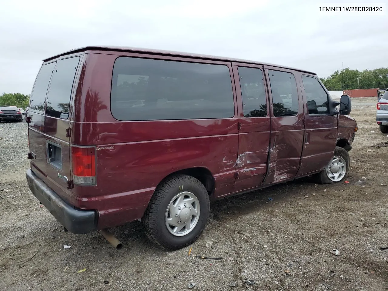 2008 Ford Econoline E150 Wagon VIN: 1FMNE11W28DB28420 Lot: 69724594