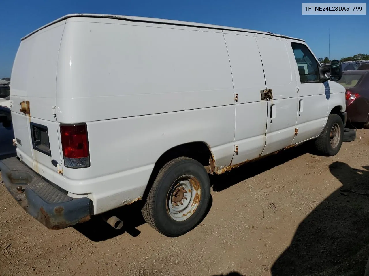 2008 Ford Econoline E250 Van VIN: 1FTNE24L28DA51799 Lot: 69932634