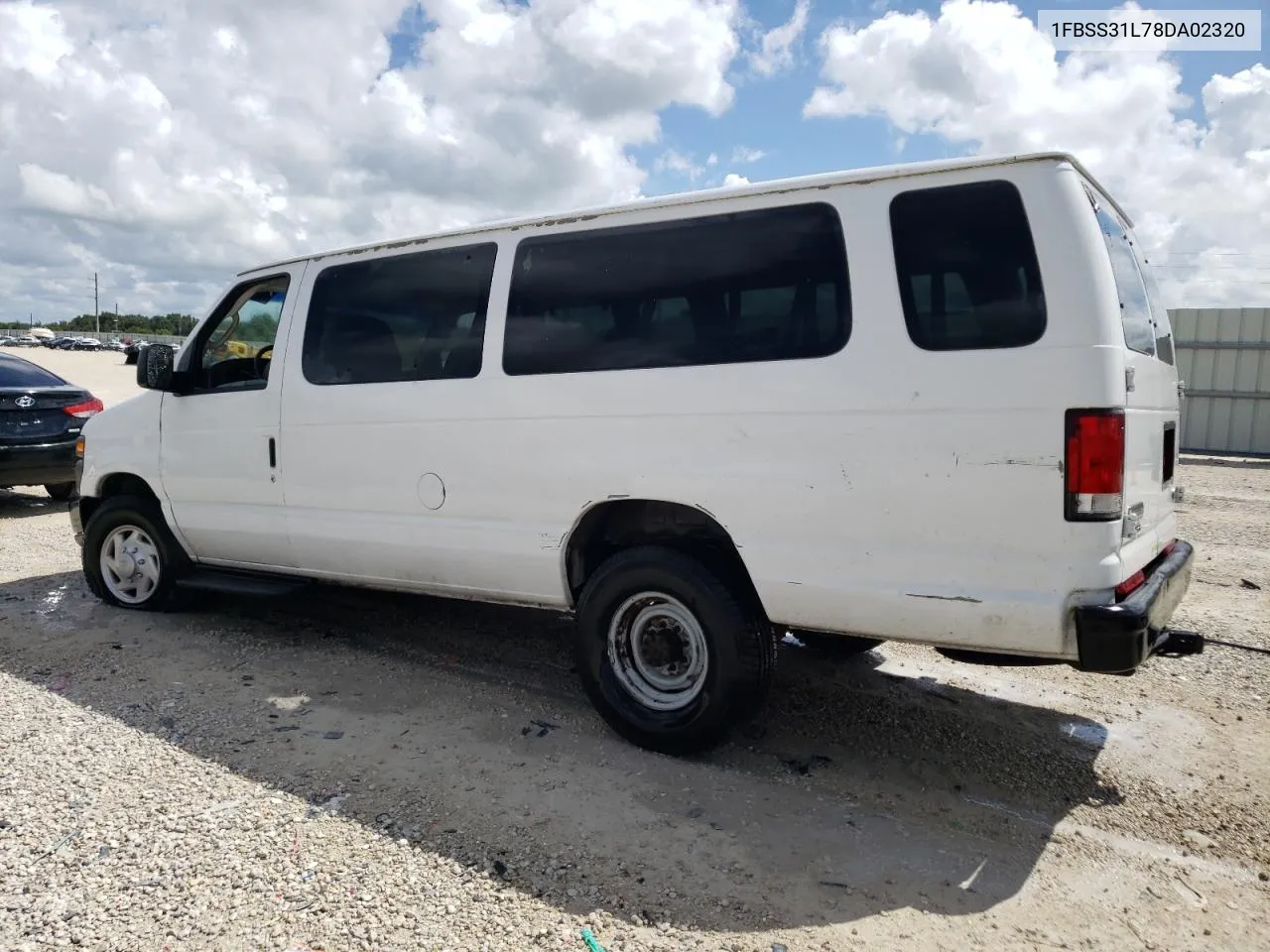 2008 Ford Econoline E350 Super Duty Wagon VIN: 1FBSS31L78DA02320 Lot: 70076284