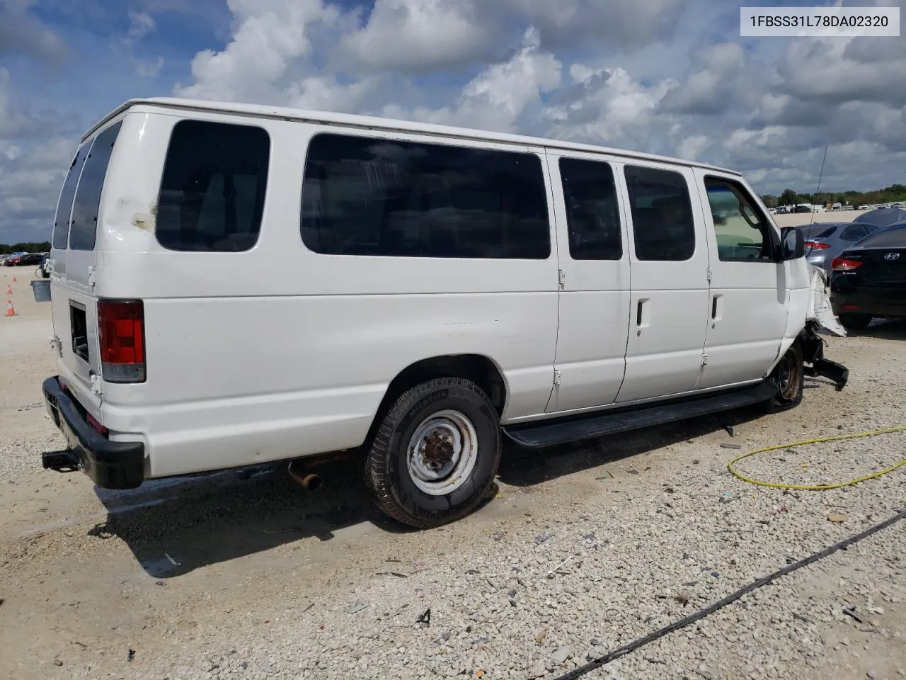 2008 Ford Econoline E350 Super Duty Wagon VIN: 1FBSS31L78DA02320 Lot: 70076284