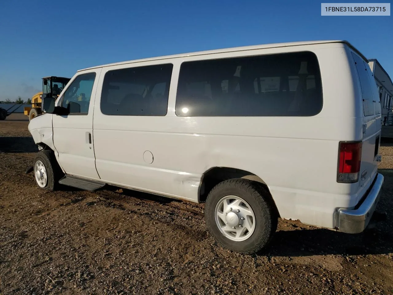 2008 Ford Econoline E350 Super Duty Wagon VIN: 1FBNE31L58DA73715 Lot: 70213104