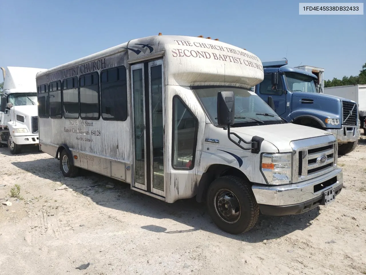 2008 Ford Econoline E450 Super Duty Cutaway Van VIN: 1FD4E45S38DB32433 Lot: 72068194