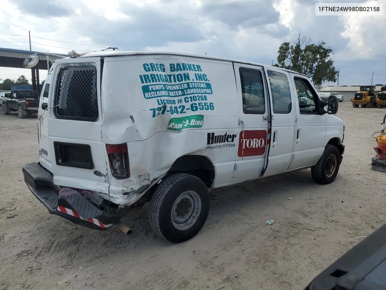 2008 Ford Econoline E250 Van VIN: 1FTNE24W98DB02158 Lot: 72464884