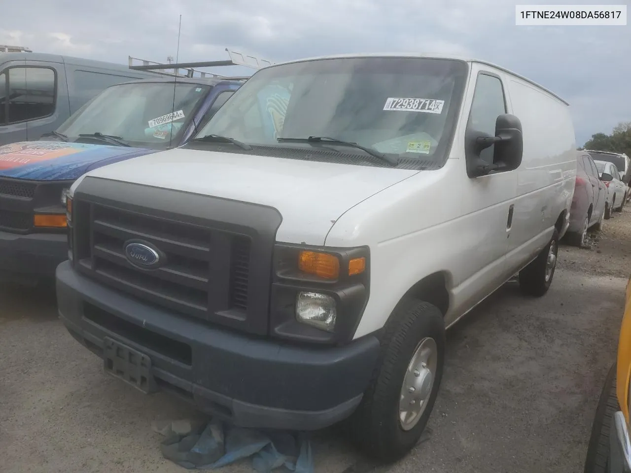 2008 Ford Econoline E250 Van VIN: 1FTNE24W08DA56817 Lot: 72938714