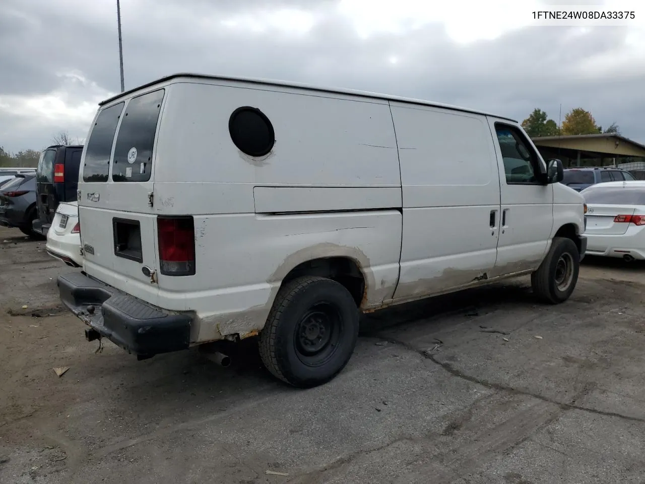 2008 Ford Econoline E250 Van VIN: 1FTNE24W08DA33375 Lot: 73258144