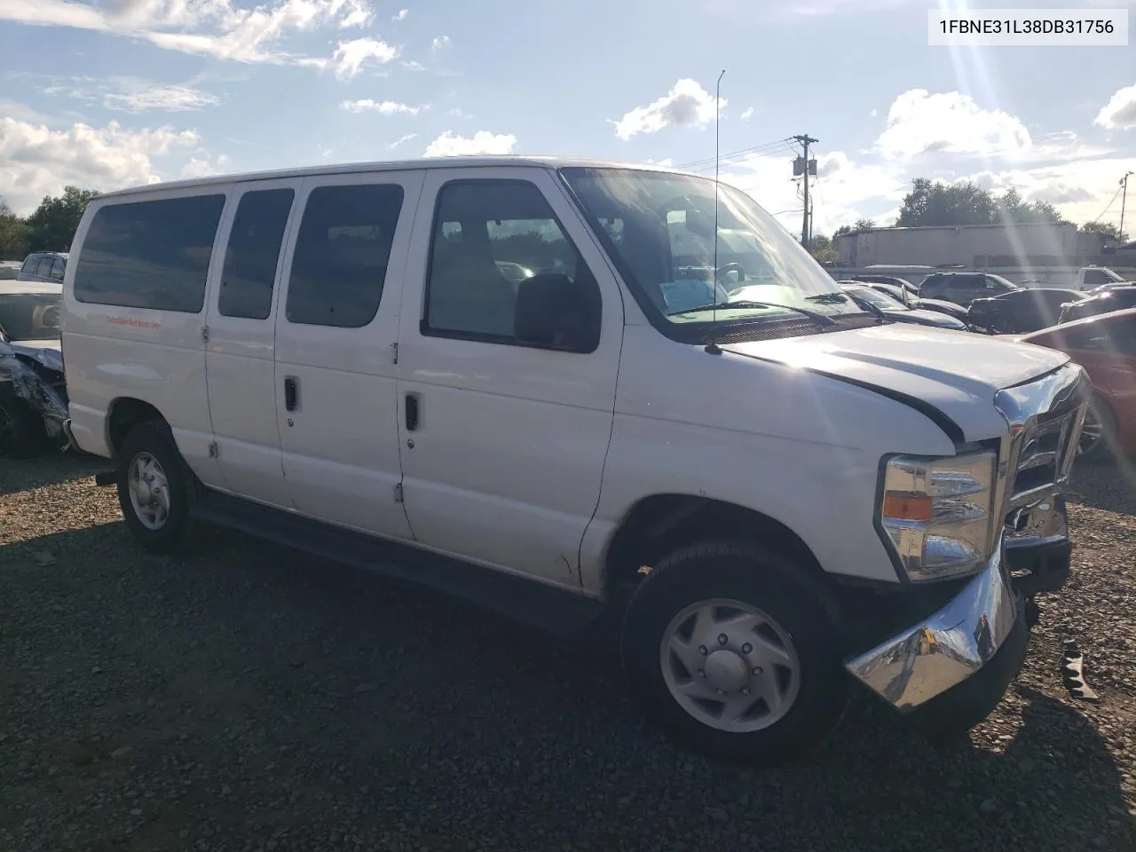 2008 Ford Econoline E350 Super Duty Wagon VIN: 1FBNE31L38DB31756 Lot: 73681714