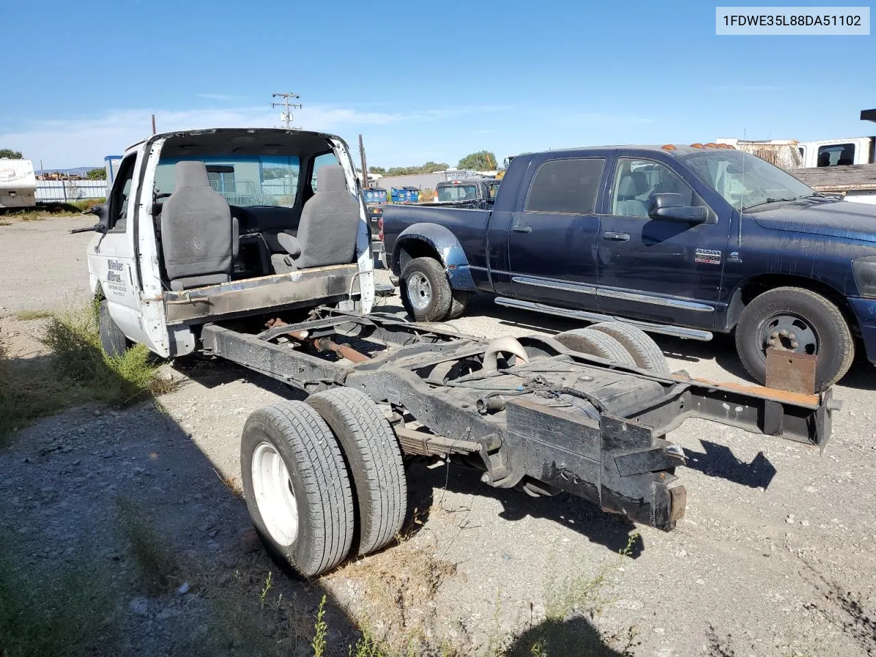 2008 Ford Econoline E350 Super Duty Cutaway Van VIN: 1FDWE35L88DA51102 Lot: 74015134