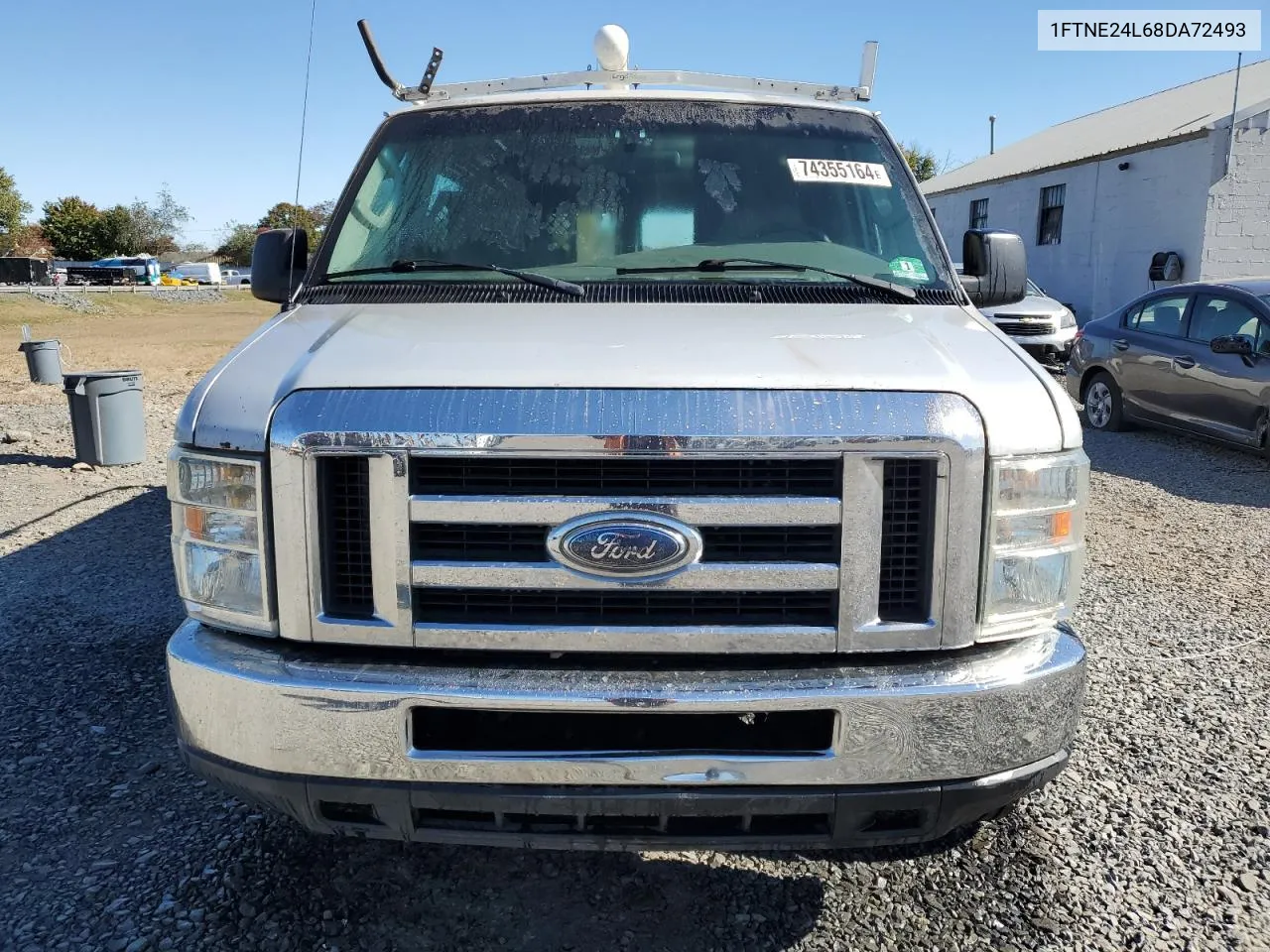 2008 Ford Econoline E250 Van VIN: 1FTNE24L68DA72493 Lot: 74355164