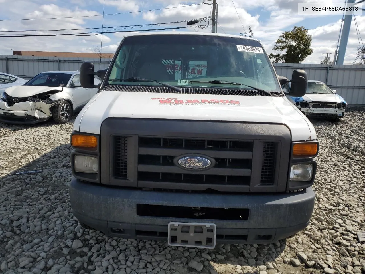 2008 Ford Econoline E350 Super Duty Van VIN: 1FTSE34P68DA68813 Lot: 74363624