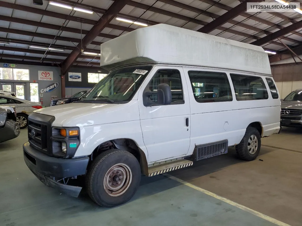 2008 Ford Econoline E350 Super Duty Van VIN: 1FT2S34L58DA54438 Lot: 74883514