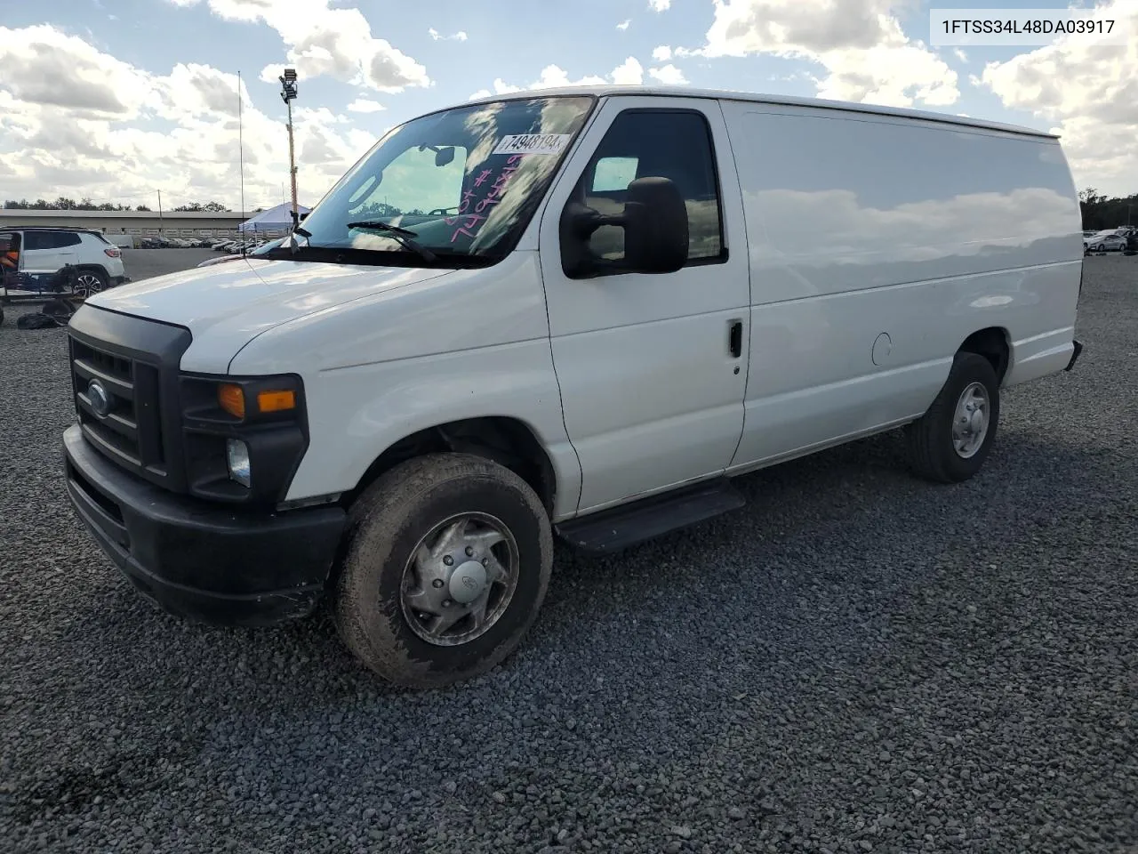 2008 Ford Econoline E350 Super Duty Van VIN: 1FTSS34L48DA03917 Lot: 74948194