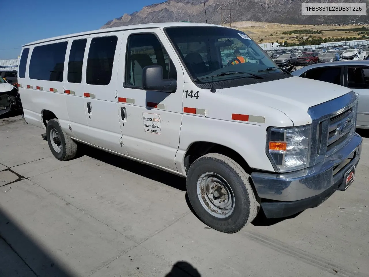 2008 Ford Econoline E350 Super Duty Wagon VIN: 1FBSS31L28DB31226 Lot: 75057954