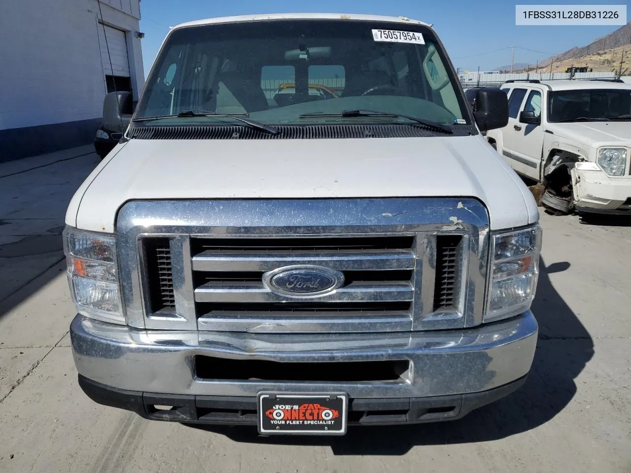 2008 Ford Econoline E350 Super Duty Wagon VIN: 1FBSS31L28DB31226 Lot: 75057954