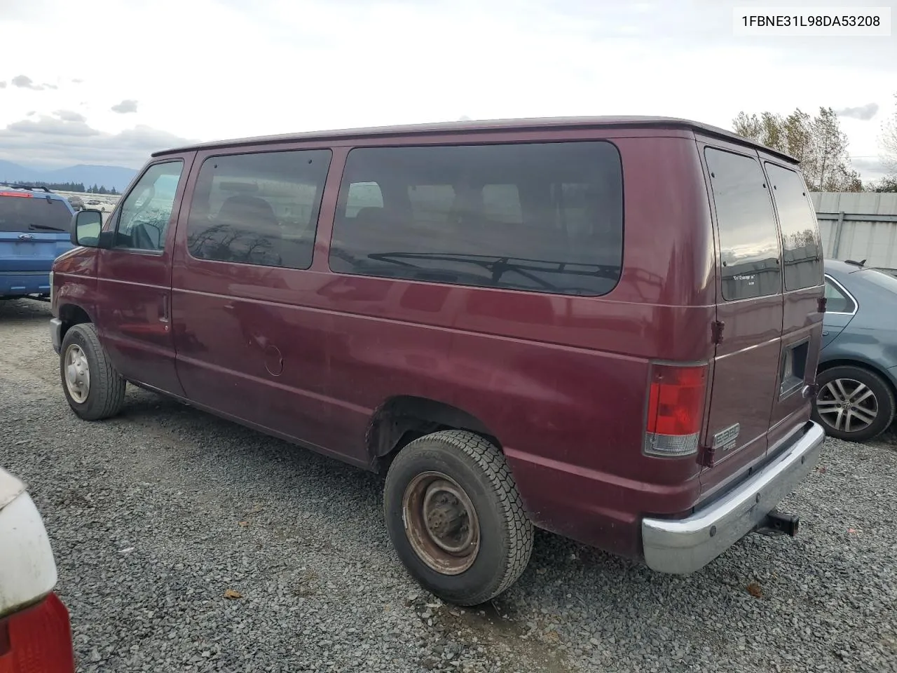 2008 Ford Econoline E350 Super Duty Wagon VIN: 1FBNE31L98DA53208 Lot: 76157574