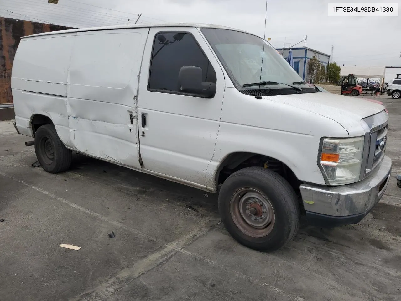 2008 Ford Econoline E350 Super Duty Van VIN: 1FTSE34L98DB41380 Lot: 76335224