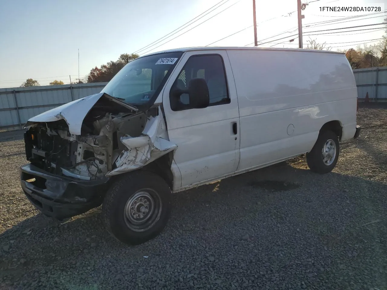 2008 Ford Econoline E250 Van VIN: 1FTNE24W28DA10728 Lot: 76421614