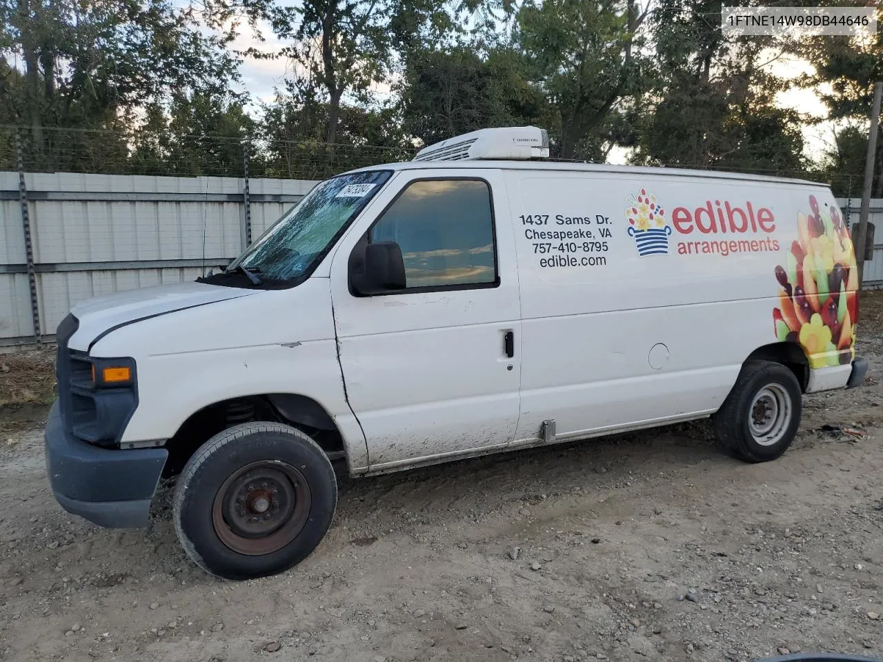 2008 Ford Econoline E150 Van VIN: 1FTNE14W98DB44646 Lot: 76479384