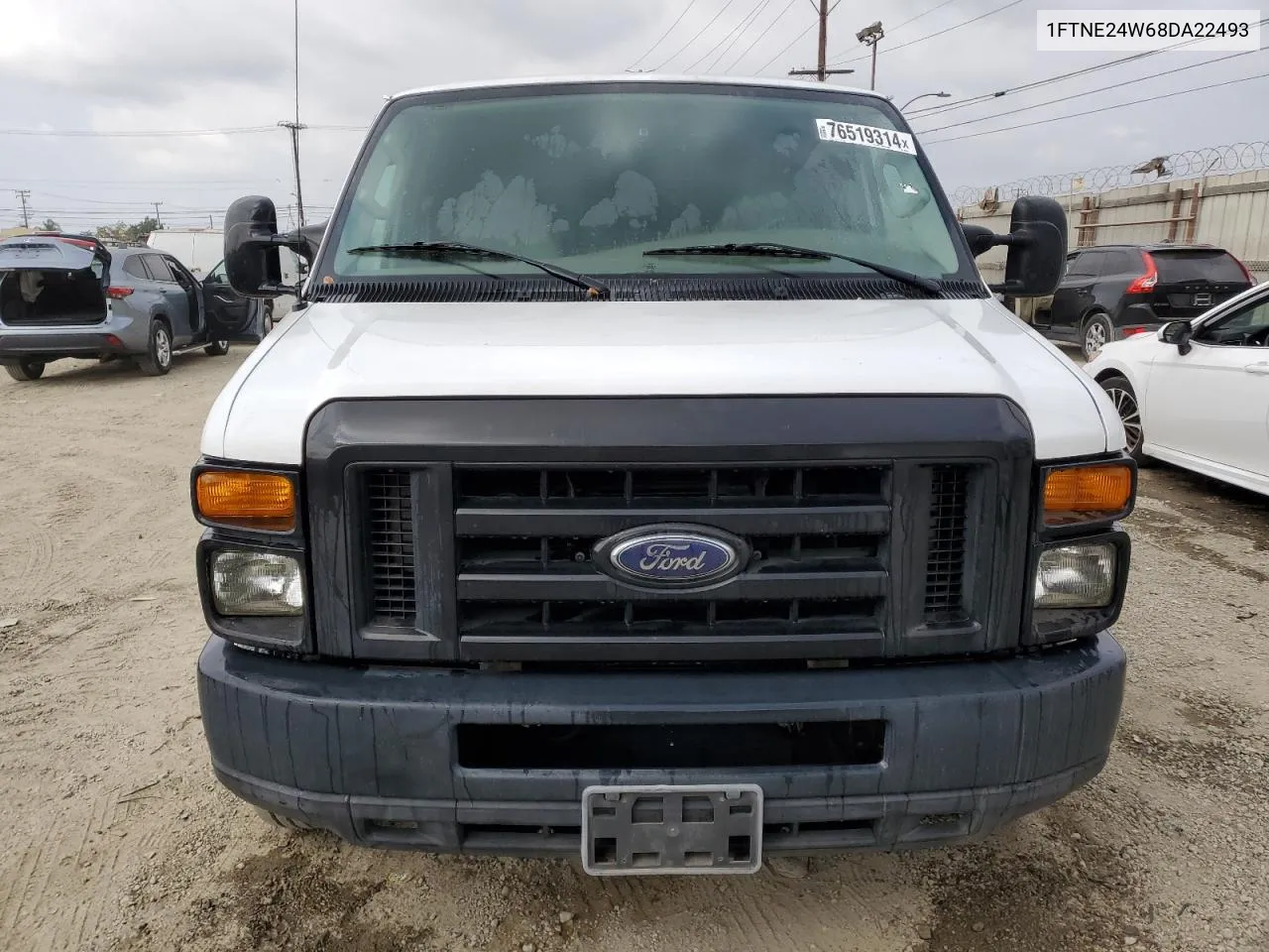 2008 Ford Econoline E250 Van VIN: 1FTNE24W68DA22493 Lot: 76519314