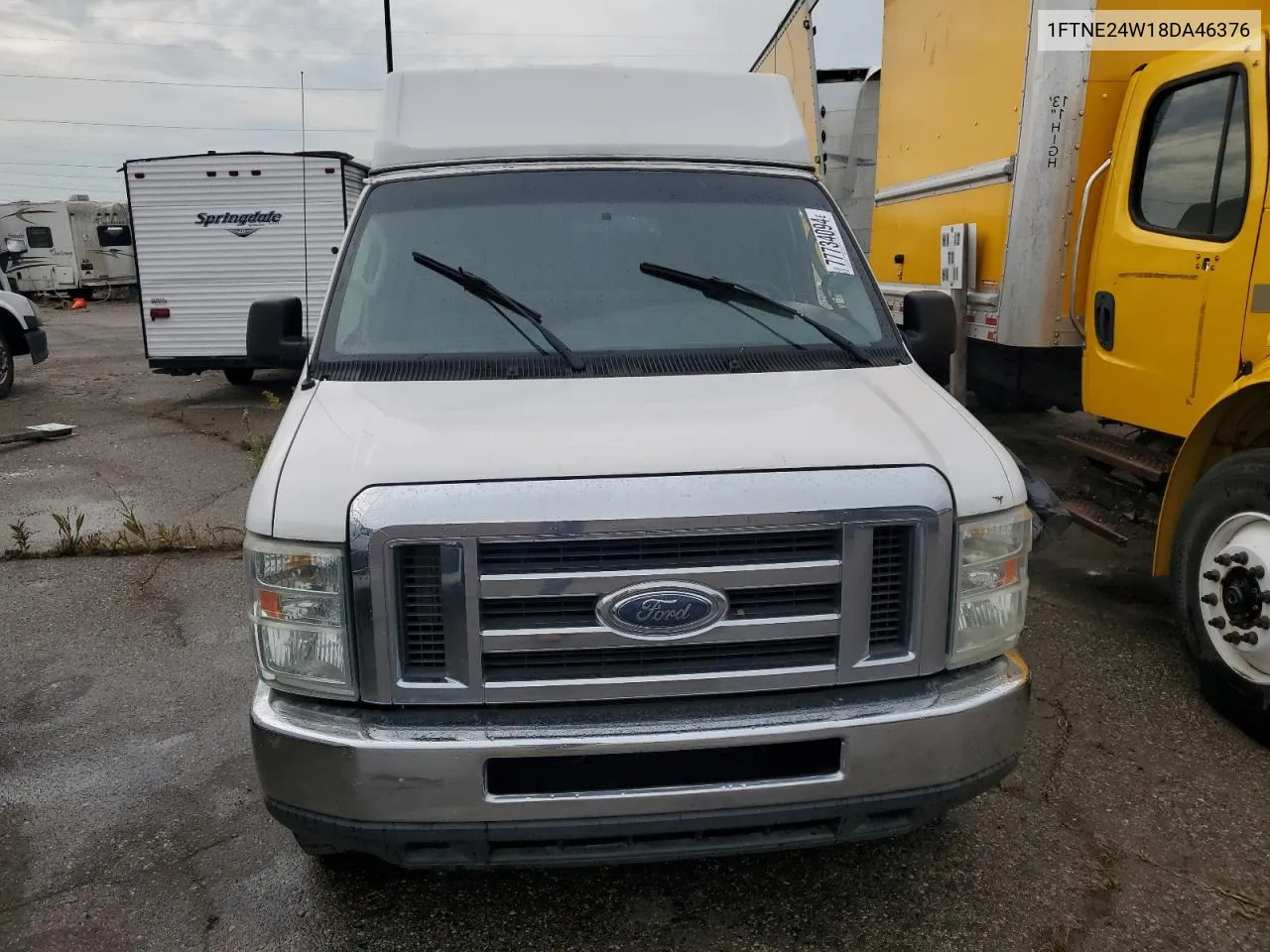 2008 Ford Econoline E250 Van VIN: 1FTNE24W18DA46376 Lot: 77734094