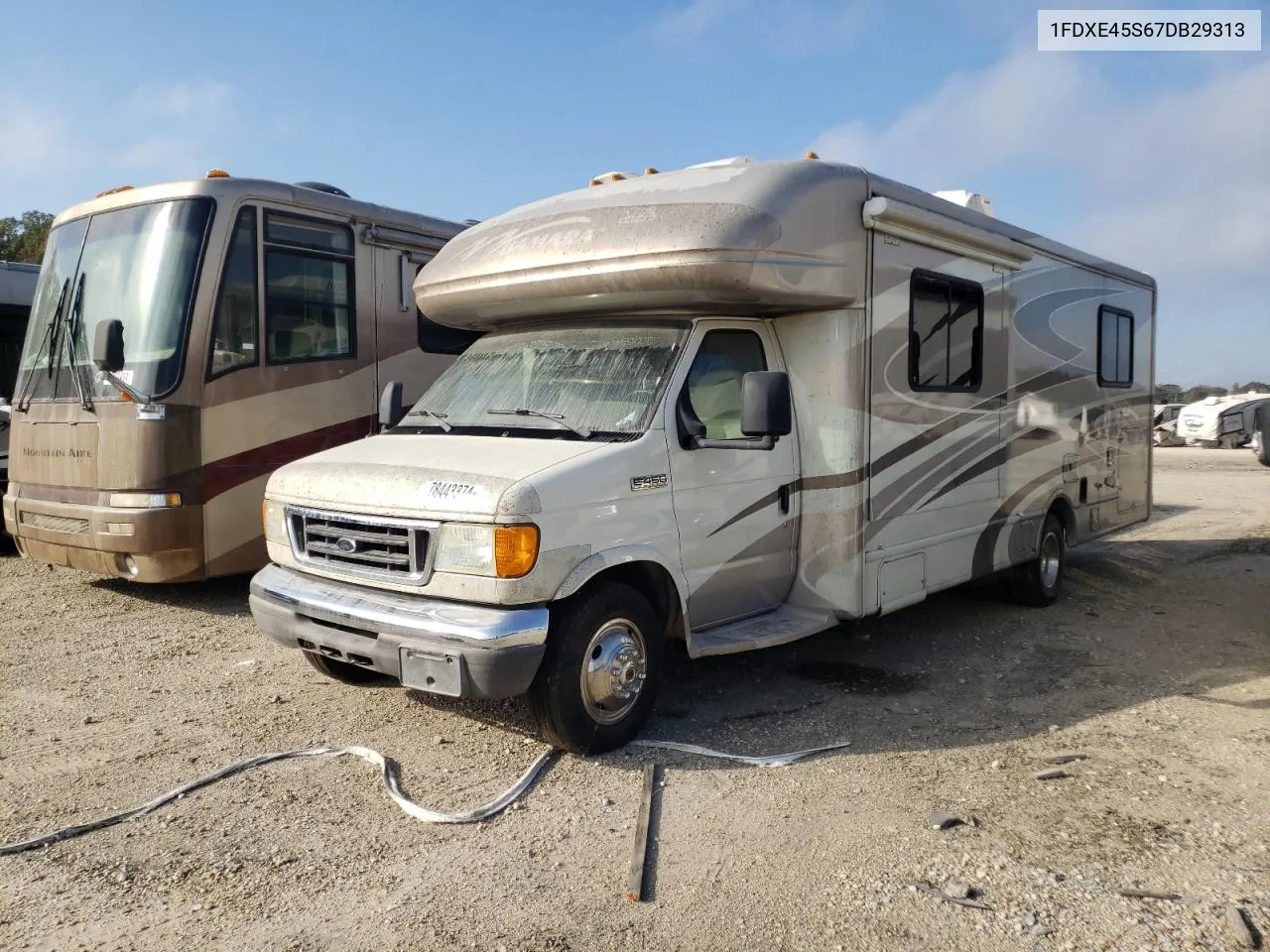 2008 Ford Econoline E450 Super Duty Cutaway Van VIN: 1FDXE45S67DB29313 Lot: 78443374