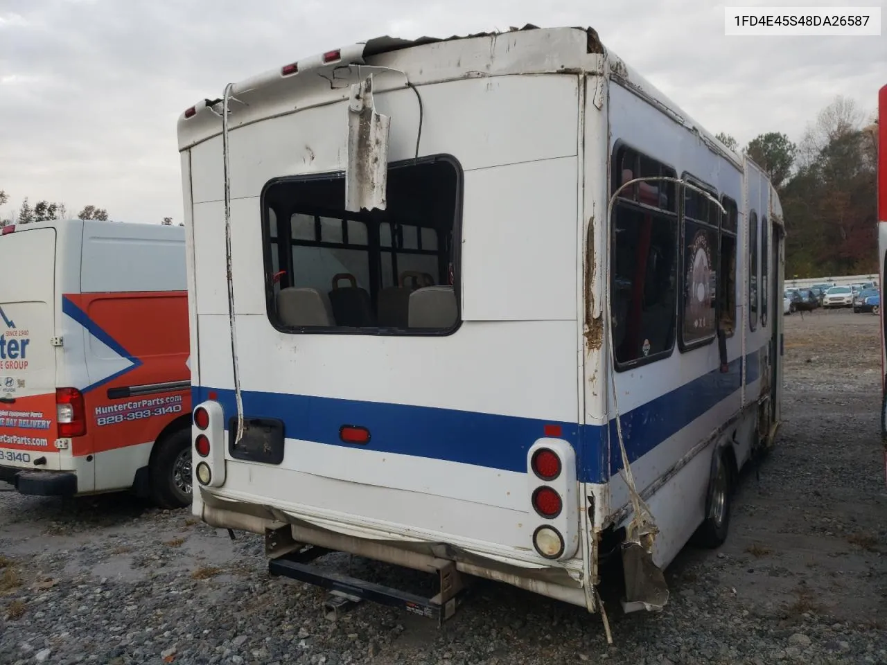 2008 Ford Econoline E450 Super Duty Cutaway Van VIN: 1FD4E45S48DA26587 Lot: 78566234