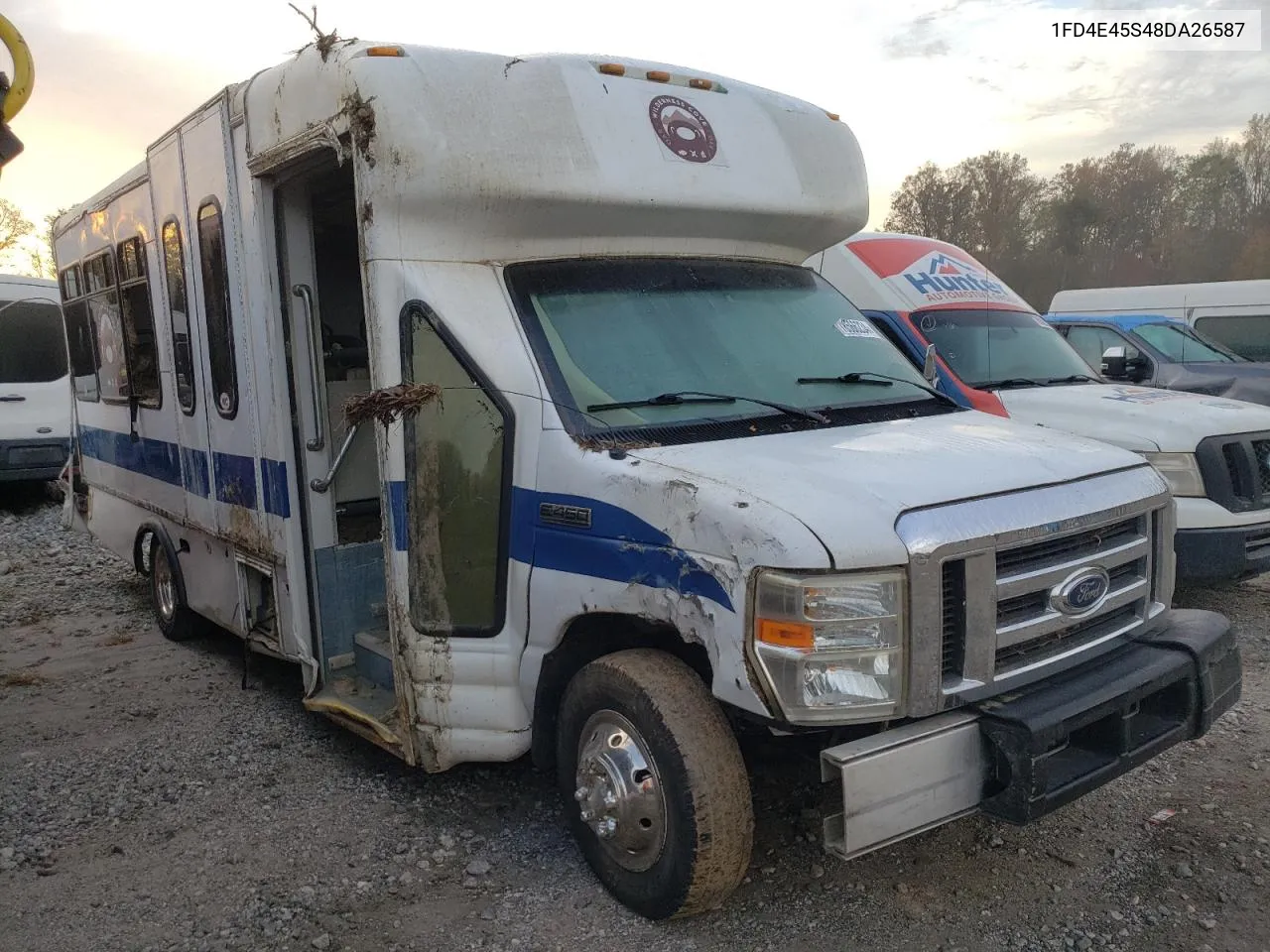 2008 Ford Econoline E450 Super Duty Cutaway Van VIN: 1FD4E45S48DA26587 Lot: 78566234