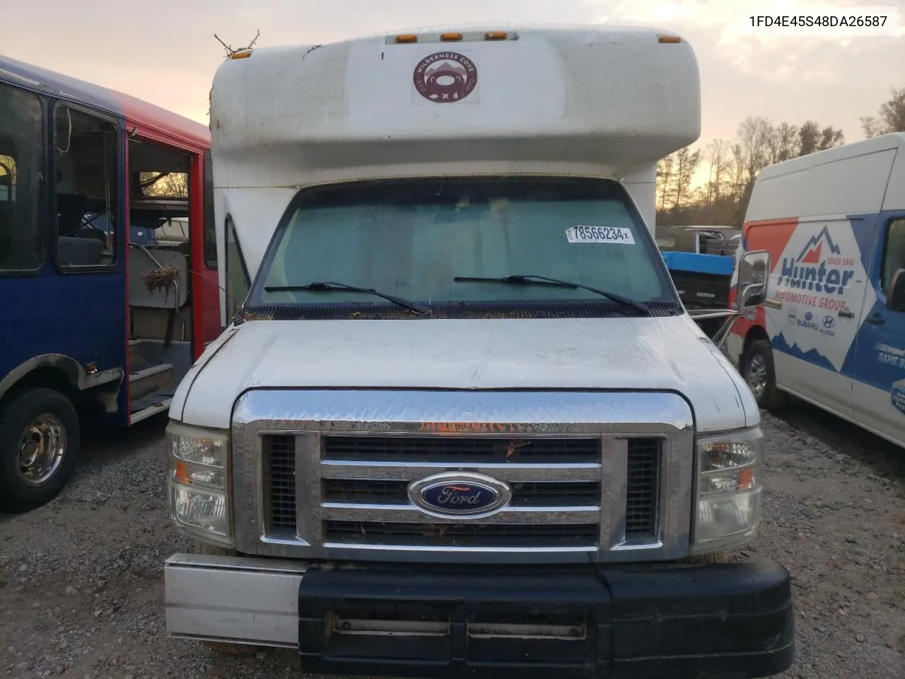 2008 Ford Econoline E450 Super Duty Cutaway Van VIN: 1FD4E45S48DA26587 Lot: 78566234