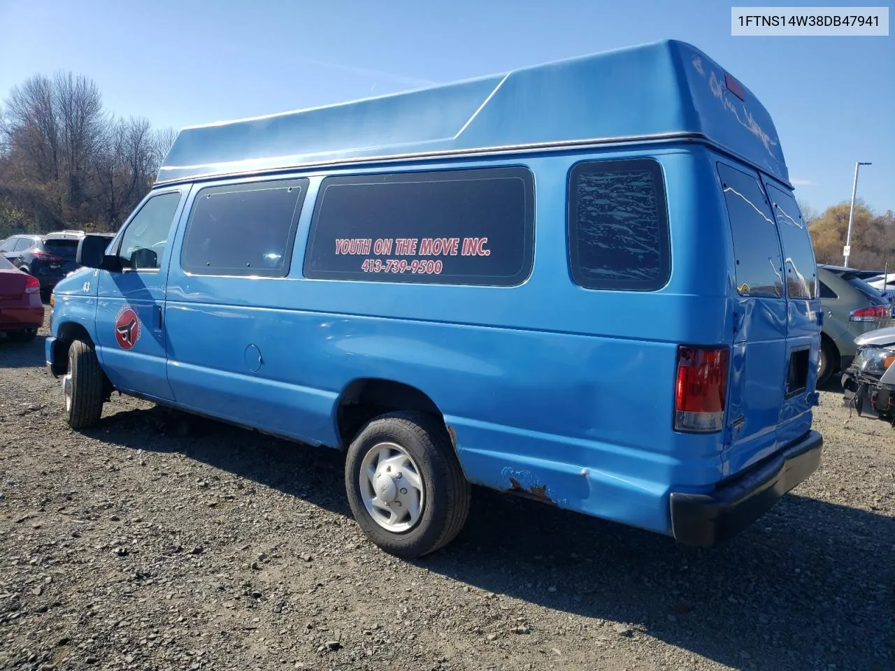 2008 Ford Econoline E150 Van VIN: 1FTNS14W38DB47941 Lot: 78791264