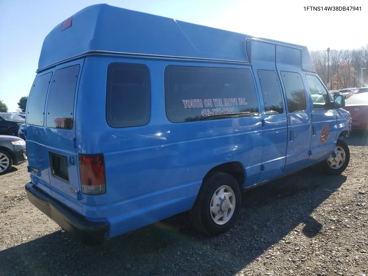 2008 Ford Econoline E150 Van VIN: 1FTNS14W38DB47941 Lot: 78791264