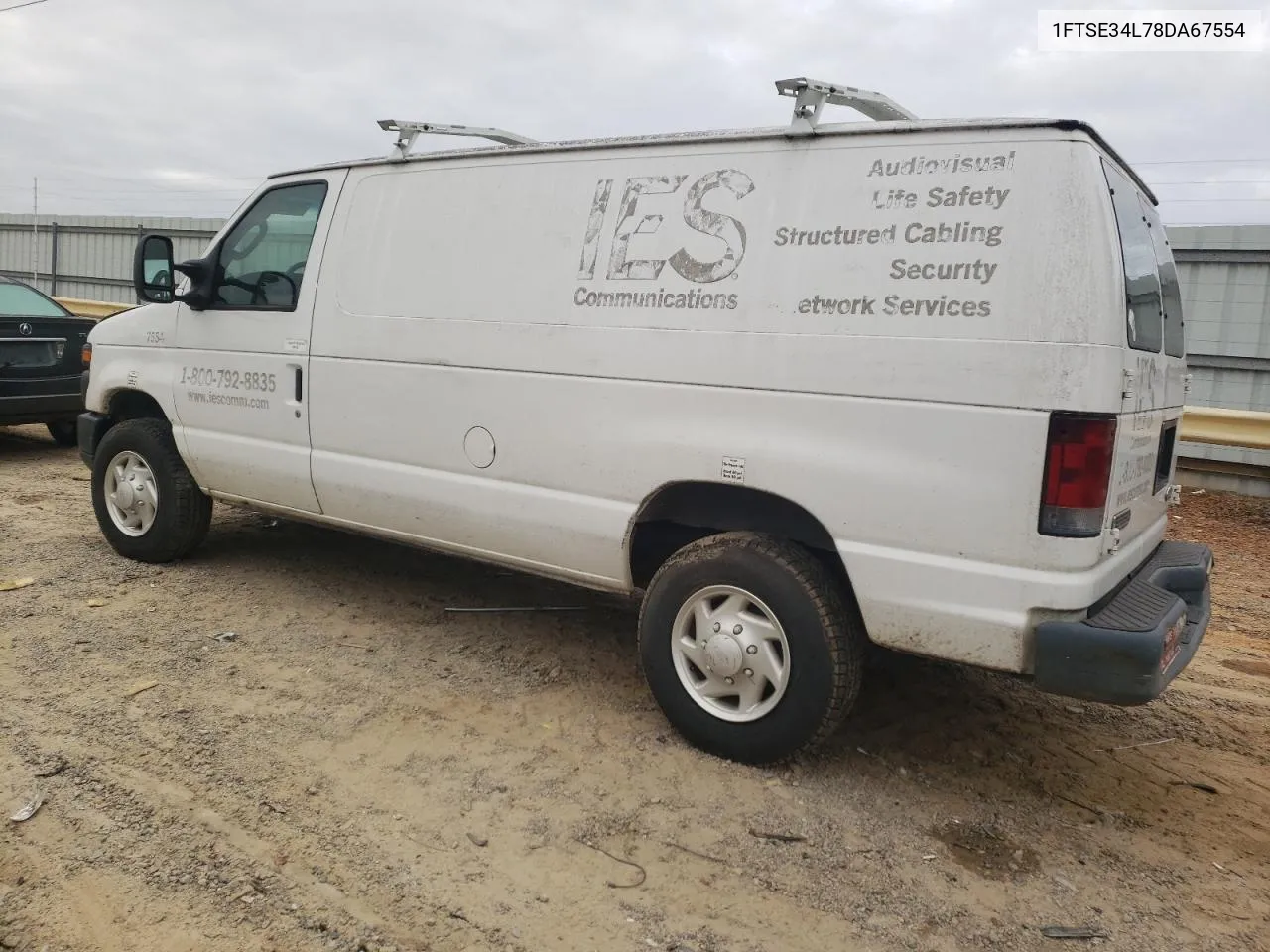 2008 Ford Econoline E350 Super Duty Van VIN: 1FTSE34L78DA67554 Lot: 78820564