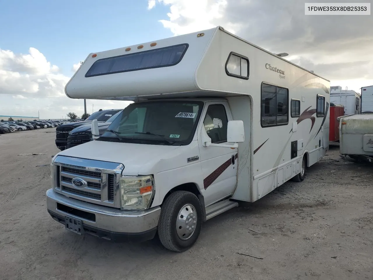 2008 Ford Econoline E350 Super Duty Cutaway Van VIN: 1FDWE35SX8DB25353 Lot: 79578614